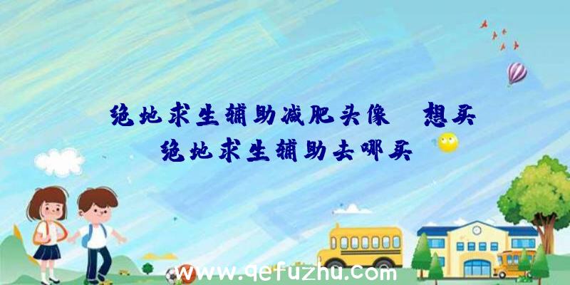 「绝地求生辅助减肥头像」|想买绝地求生辅助去哪买